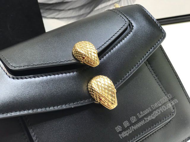 Bvlgari女包 寶格麗新品系列鏈條小包 B288741 膠囊系列 雙蛇首搭扣 Bvlgari2020新款女包  fyd1537